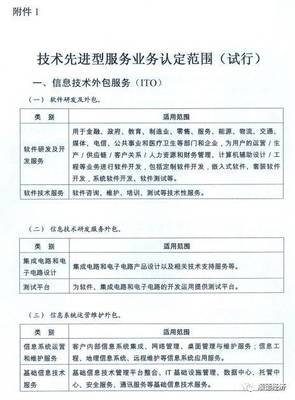 關于組織開展“全國技術先進型服務企業”認定申報工作的通知——聚焦信息技術咨詢服務領域