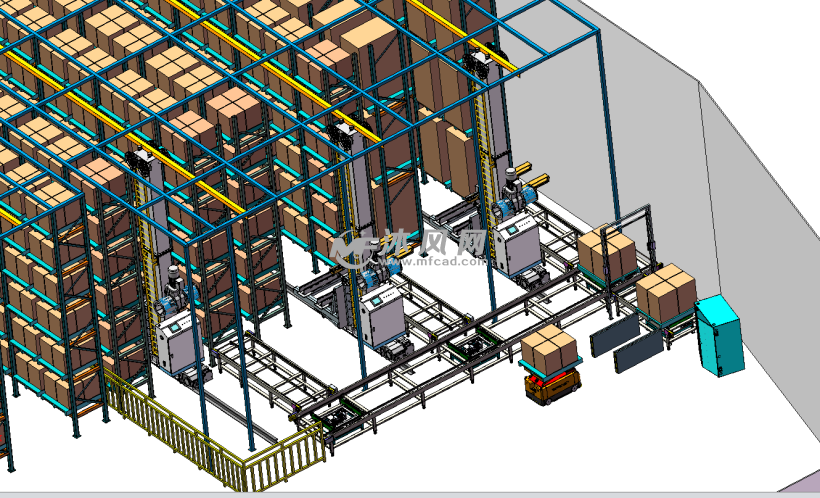 智能立體庫布局結(jié)構(gòu)圖與機(jī)械設(shè)備設(shè)計(jì)